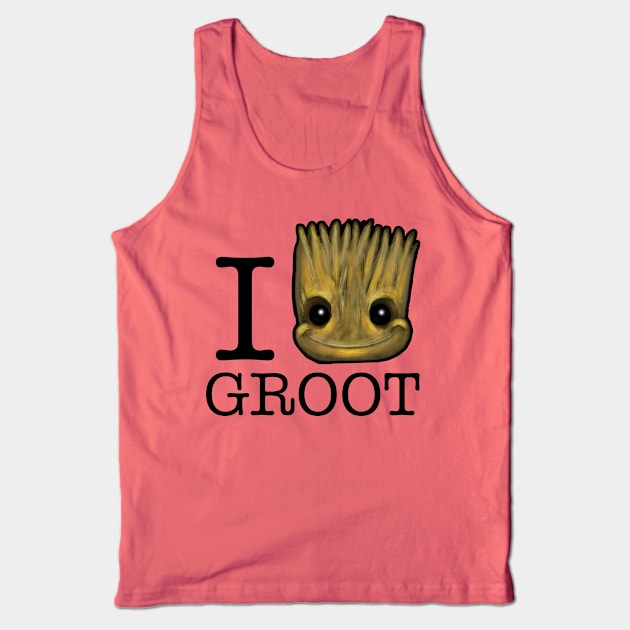 I love groot Tank Top by absolemstudio